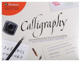 194B Brause Introduction to Calligraphy - Lettering Practice Cards