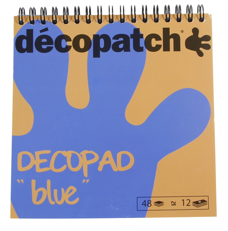 BLOC04O Decopatch Decopad - Blue