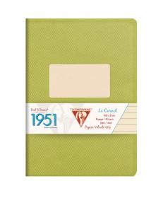 195536C Clairefontaine Staplebound Notebook "1951" - Green