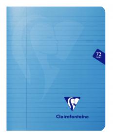 300363C Clairefontaine Mimesys Staplebound Notebook - Blue