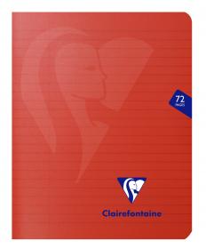 300363C Clairefontaine Mimesys Staplebound Notebook - Red