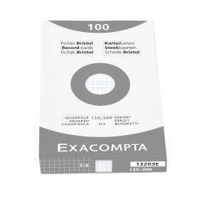 13203 Exacompta Index Cards - Graph 100 cards 