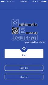 ME Journal App Log In Screen