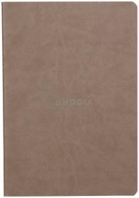 116454C Rhodia Rhodiarama Sewn Spine Notebook - Taupe