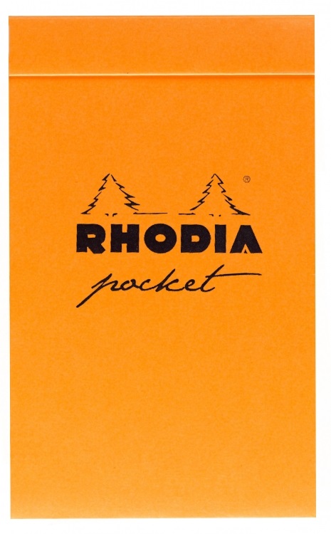 8558C Rhodia Pocket Notepads - Orange cover