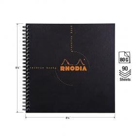 193609C Rhodia Reverse Books & Dot Books Front - Measurements