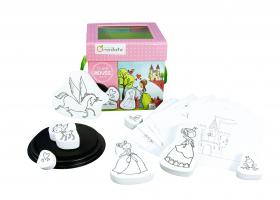 52571 Avenue Mandarine Rubber Stamp Kits "Princessess" (opened)