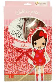 52634 Avenue Mandarine Cloth Doll Painting Kits "Lilou" (closed)