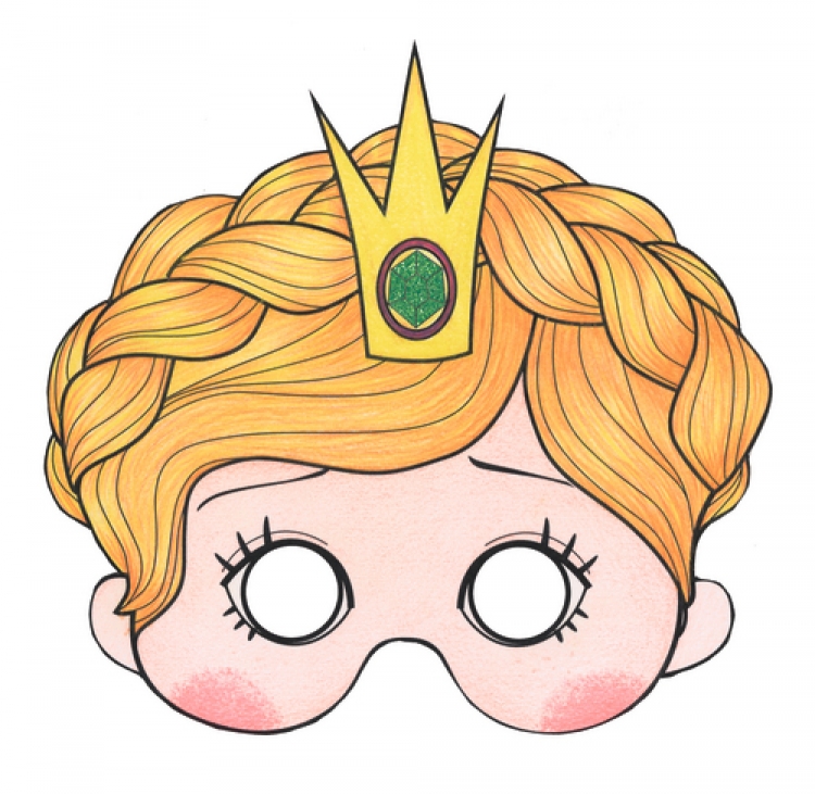 GY021 Avenue Mandarine Graffy Pop Mask - Princess