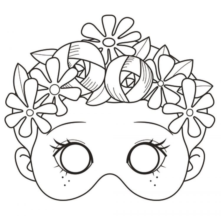 GY021 Avenue Mandarine Graffy Pop Mask - Princess