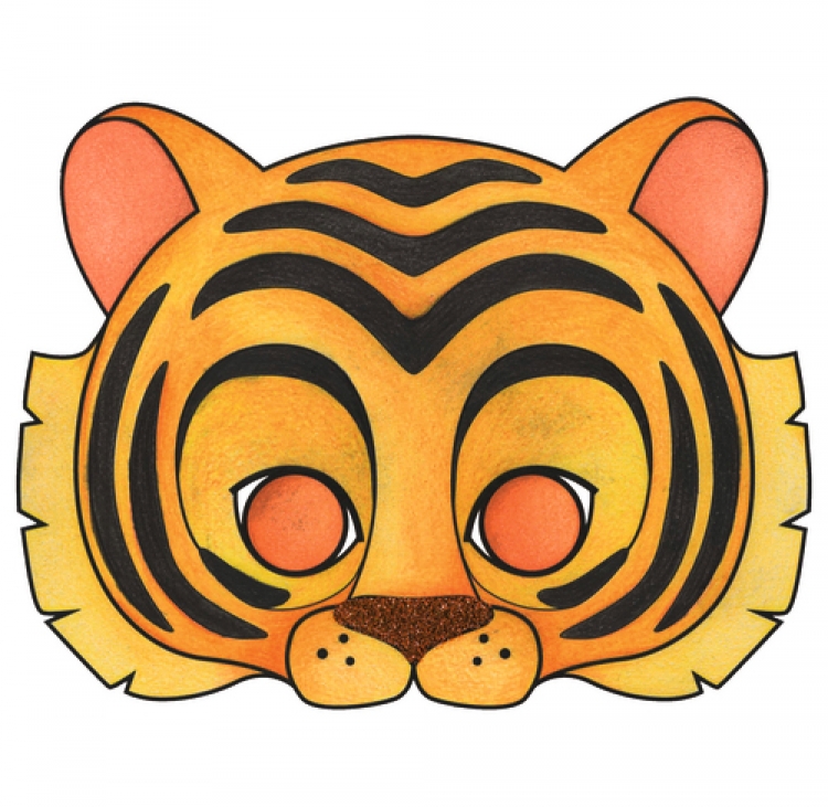 GY023 Avenue Mandarine Graffy Pop Mask - Wild Animals