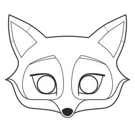 GY023 Avenue Mandarine Graffy Pop Mask - Wild Animals