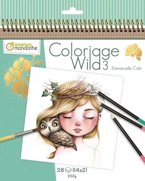 52566 AVM Collector's Coloring Book - Wild 3