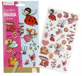 52582 Avenue Mandarine Decalco Mania (Sticker Transfers) "Fairies"