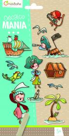 52583 Avenue Mandarine Decalco Mania (Sticker Transfers) "Pirates"