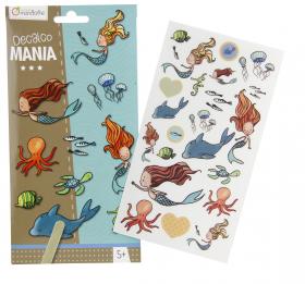 52584 Avenue Mandarine Decalco Mania (Sticker Transfers) "Mermaids"