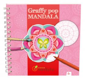 GY027 Avenue Mandarine Graffy Pop Mandala "Flowers"