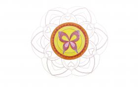 GY027 Avenue Mandarine Graffy Pop Mandala "Flowers" 1 of 12 designs