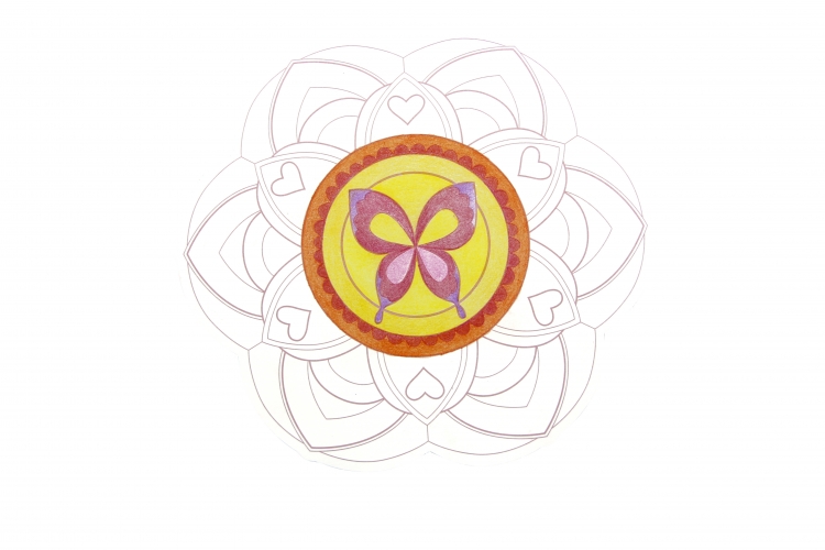 GY027 Avenue Mandarine Graffy Pop Mandala "Flowers" 1 of 12 designs