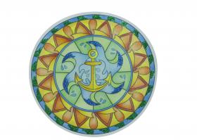 GY028 Avenue Mandarine Graffy Pop Mandala "Sailing" 