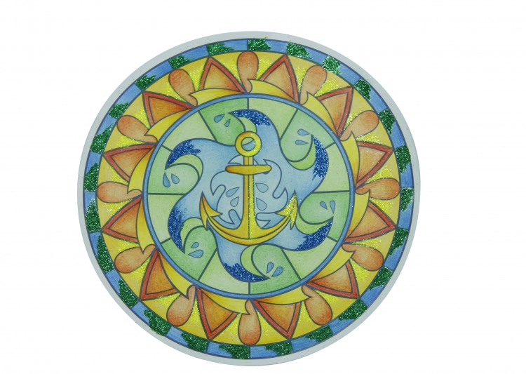 GY028 Avenue Mandarine Graffy Pop Mandala "Sailing" 