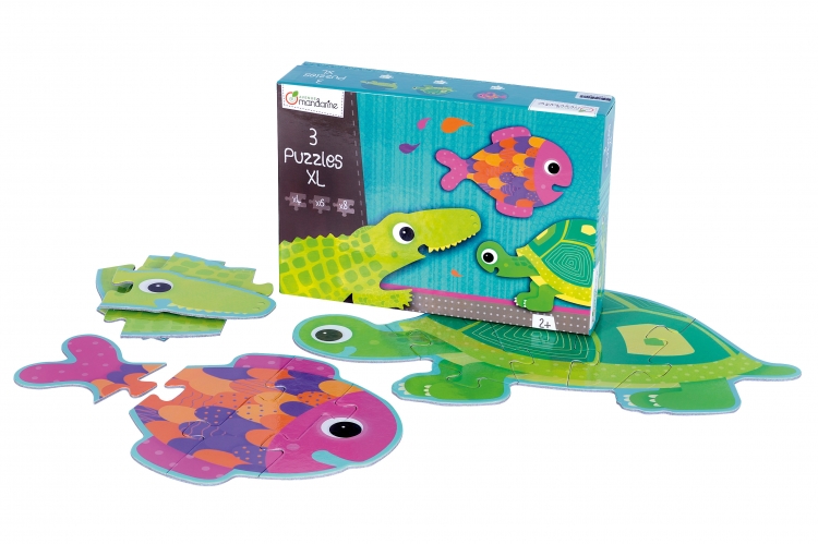 42700 Avenue Mandarine Extra Large Puzzles "Sea Animals" opened