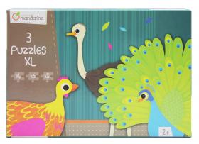 42701Avenue Mandarine  Extra Large Puzzle "Birds" closed