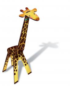 42767 Avenue Mandarine 3D Puzzle Circus "Circus Girl" Giraffe Piece #2