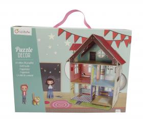 PU001 Avenue Mandarine 3D Puzzle Decor "Doll House" closed