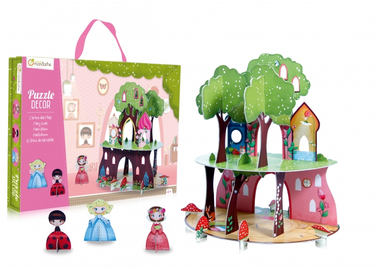 PU002 Avenue Mandarine 3D Puzzle Decor "Tree House" Open Box