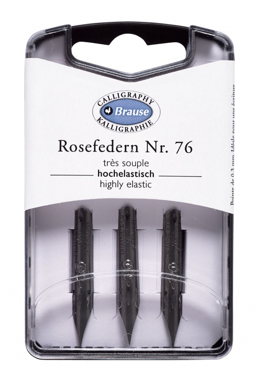 300076B Brause Rose Calligraphy Nibs