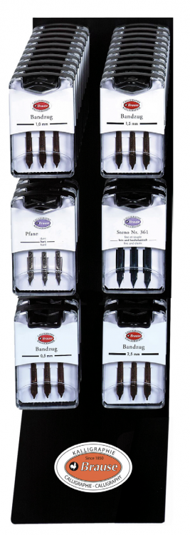 8006B Brause Calligraphy Nib Display