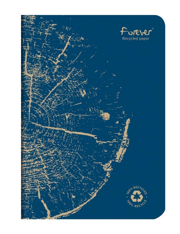 684862C Forever Recycled Cobalt Blue Notebook