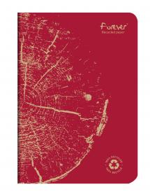 684863C Forever Recycled Brick Red Notebook