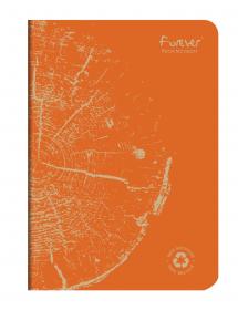 684865C Forever Recycled Rust Orange Notebook
