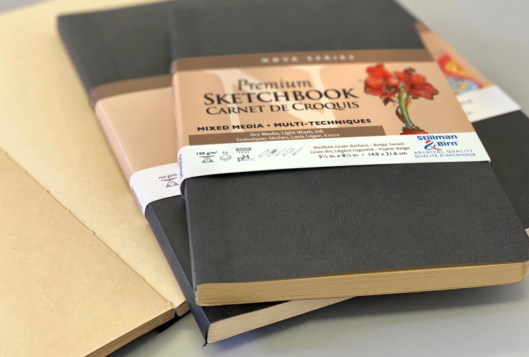 Nova Beige Premium Sketchbooks - Softcover