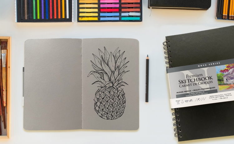 Nova Grey Premium Sketchbook 492710