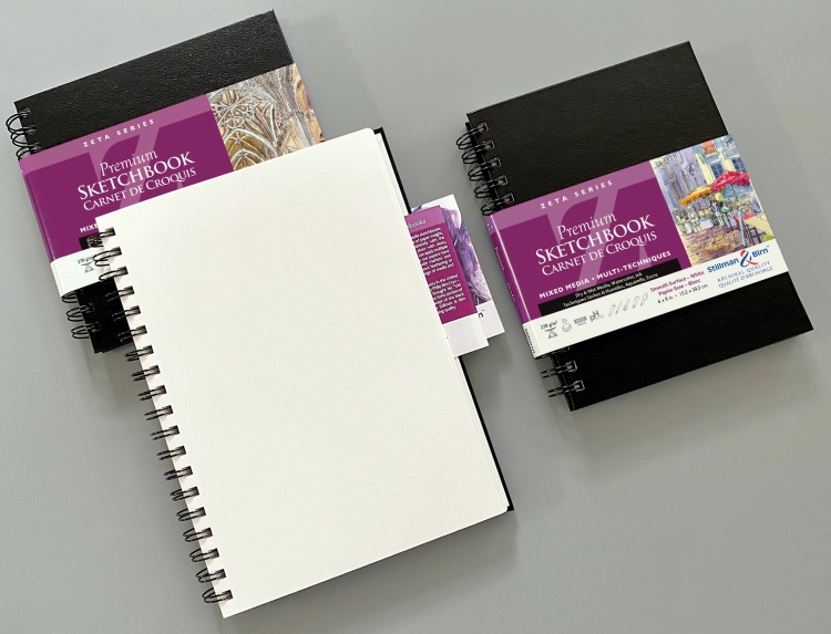 Zeta Premium Sketchbooks - Wirebound Group