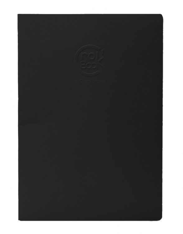 6033 Clairefontaine Crok' Book - Black