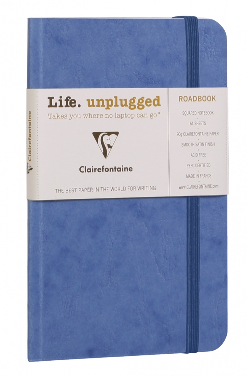 791164C Clairefontaine Roadbook A6 Blue