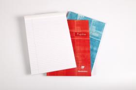 6155C Clairefontaine Staplebound Notepad - Ruled w/ margin