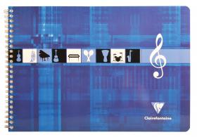 8104C Clairefontaine Landscape Music Notebooks - Blue