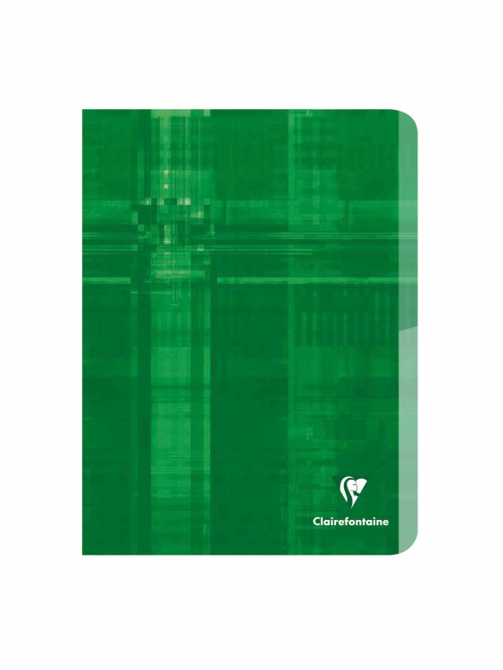 63612 Clairefontaine Staplebound Twin Books - Green
