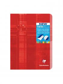 63642 Clairefontaine Staplebound Twin Books - Red w/ sticker