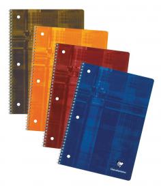 8267C Clairefontaine Wirebound Notebook - Ruled w/margin 