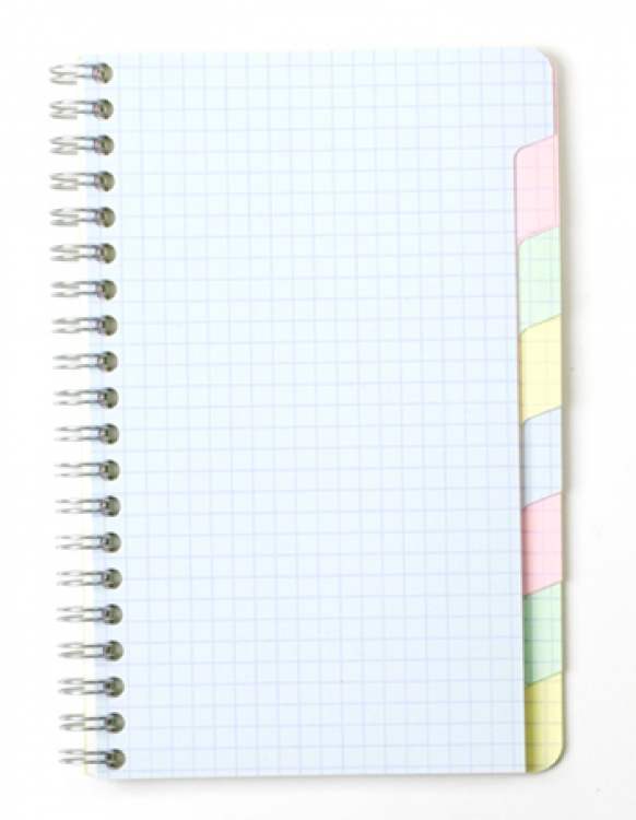 8809 Clairefontaine Wirebound Multiple Subjects Notebook - Interior