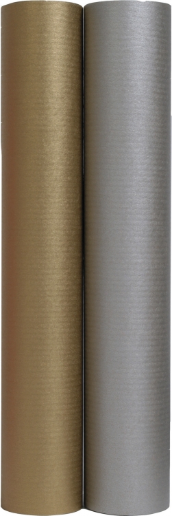 95796 Clairefontaine Kraft Papers - Gold & Silver