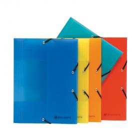 55877 Exacompta Three Flaps Folder - Polypro "Linicolor" 