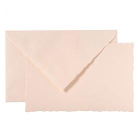 25205L G. Lalo "Verge de France" Deckle-Edged Correspondence - Rose