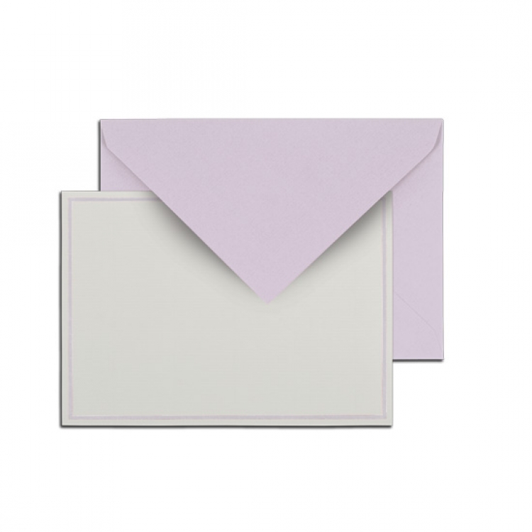 326/10 327/10 G. Lalo Single Bordered Sets - Lavender